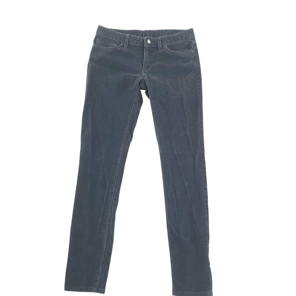 Patagonia Fitted Corduroy Pants Womens 29 Blue Organic‎ Cotton Stretch Slim Fit